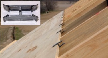 Plywood H Clips For Roofing - Panel Sheathing - Sandbaggy