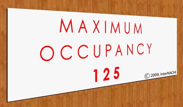 Occupancy Load Chart